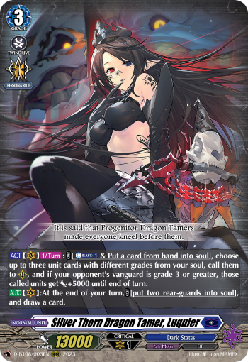 Silver Thorn Dragon Tamer, Luquier - D-BT08/003EN