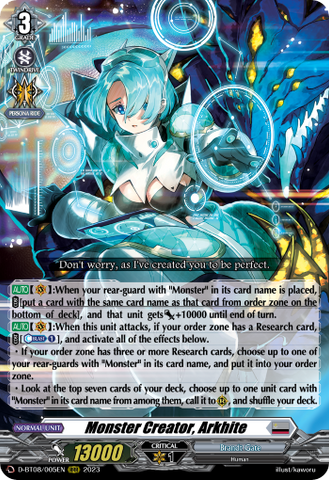 Monster Creator, Arkhite - D-BT08/005EN