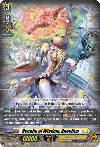 Regalia of Wisdom, Angelica - D-BT08/008EN