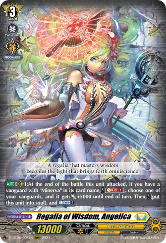 Regalia of Wisdom, Angelica - D-BT08/008EN