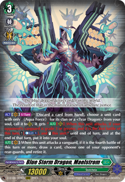 Blue Storm Dragon, Maelstrom - D-BT08/009EN