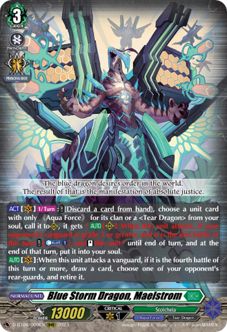 Blue Storm Dragon, Maelstrom - D-BT08/009EN