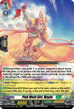 Pink Moth Girl, Maple - D-BT08/016EN