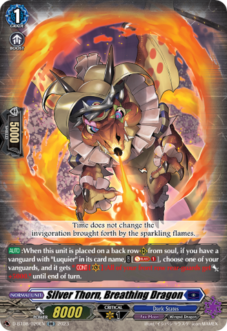 Silver Thorn, Breathing Dragon - D-BT08/020EN