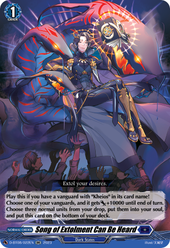Song of Extolment Can Be Heard - D-BT08/022EN