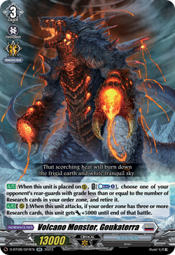 Volcano Monster, Goukaterra - D-BT08/024EN