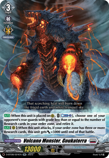 Volcano Monster, Goukaterra - D-BT08/024EN