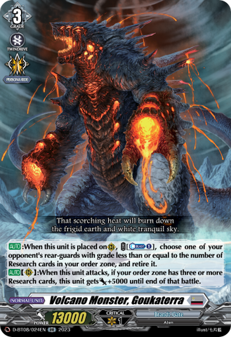 Volcano Monster, Goukaterra - D-BT08/024EN