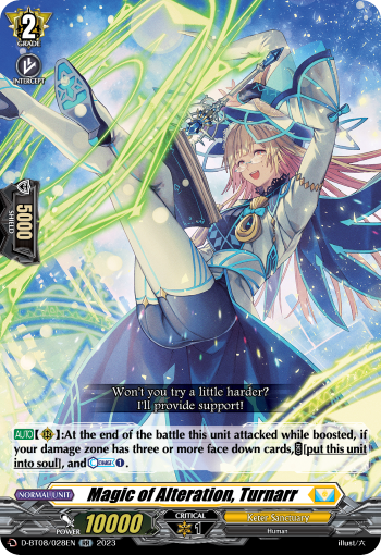 Magic of Alteration, Turnarr - D-BT08/028EN