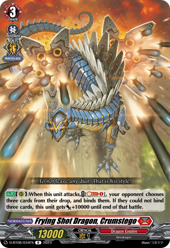 Frying Shot Dragon, Crumstego - D-BT08/034EN