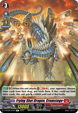 Frying Shot Dragon, Crumstego - D-BT08/034EN