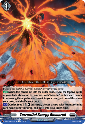 Torrential Energy Research - D-BT08/045EN
