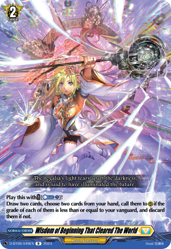 Wisdom of Beginning That Cleared The World - D-BT08/049EN