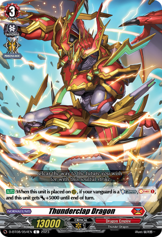 Thunderclap Dragon - D-BT08/054EN