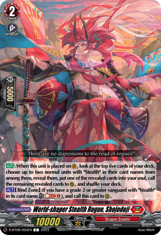 World-shaper Stealth Rogue, Shojodoji - D-BT08/055EN