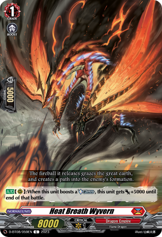 Heat Breath Wyvern - D-BT08/059EN