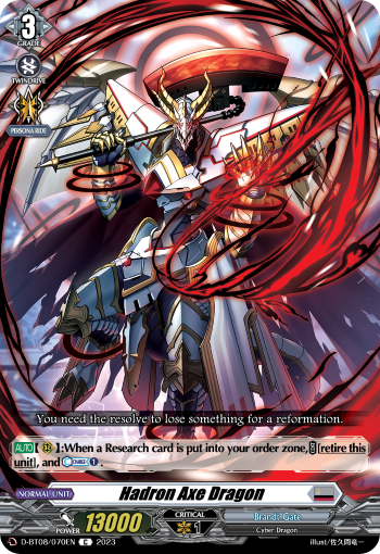 Hadron Axe Dragon - D-BT08/070EN