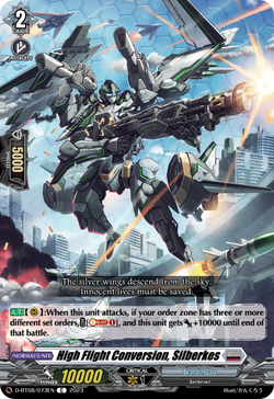 High Flight Conversion, Silberkes - D-BT08/073EN