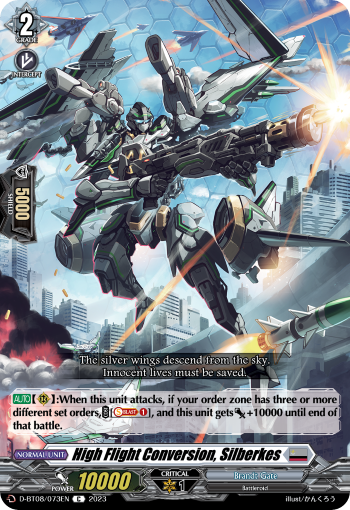 High Flight Conversion, Silberkes - D-BT08/073EN
