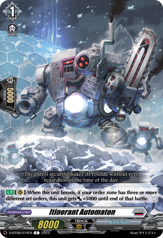 Itinerant Automaton - D-BT08/074EN