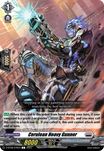 Cerulean Heavy Gunner - D-BT08/076EN
