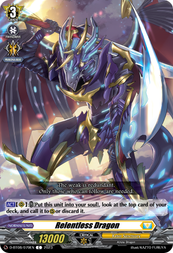 Relentless Dragon - D-BT08/079EN