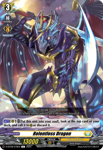 Relentless Dragon - D-BT08/079EN