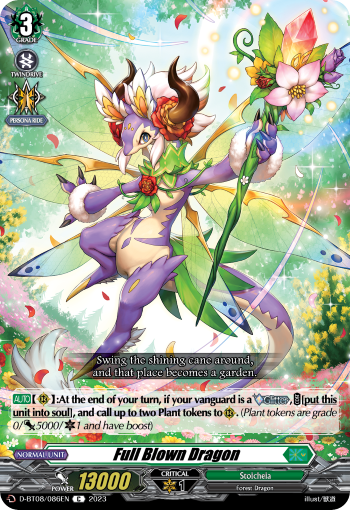 Full Blown Dragon - D-BT08/086EN