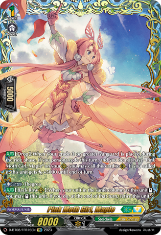 Pink Moth Girl, Maple (FFR) - D-BT08/FFR16EN