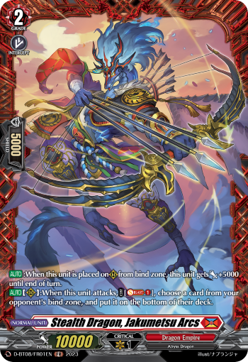 Stealth Dragon, Jakumetsu Arcs (FR) - D-BT08/FR01EN