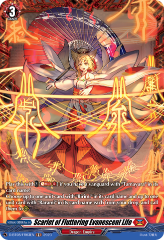 Scarlet of Fluttering Evanescent Life (FR) - D-BT08/FR03EN