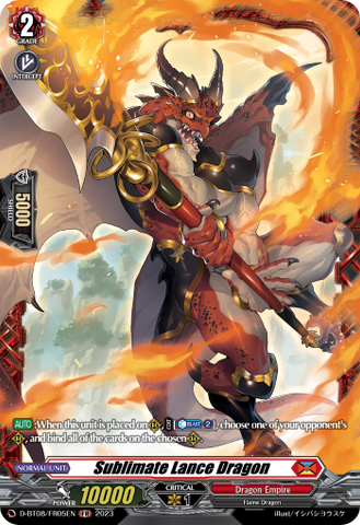 Sublimate Lance Dragon (FR) - D-BT08/FR05EN
