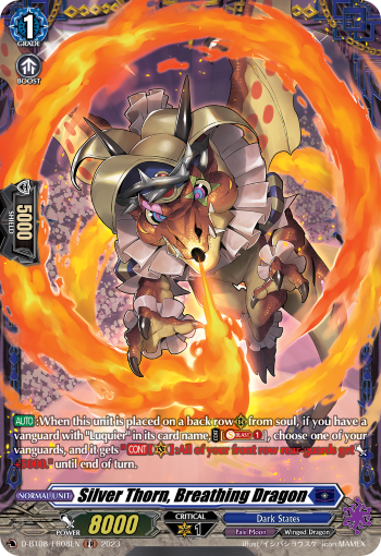 Silver Thorn, Breathing Dragon (FR) - D-BT08/FR08EN