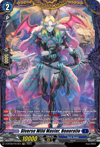 Diverse Wild Master, Honoratio (FR) - D-BT08/FR12EN