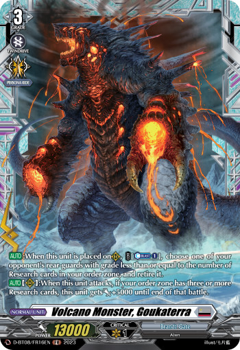 Volcano Monster, Goukaterra (FR) - D-BT08/FR16EN