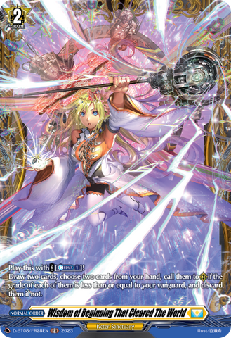 Wisdom of Beginning That Cleared The World (FR) - D-BT08/FR28EN