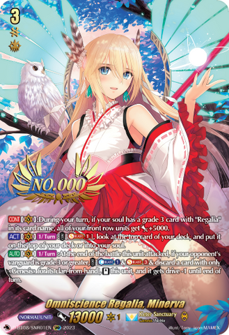 Omniscience Regalia, Minerva (SNR) (#257) - D-BT08/SNR01EN