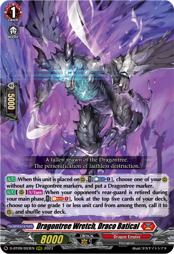 Dragontree Wretch, Draco Batical - D-BT09/003EN