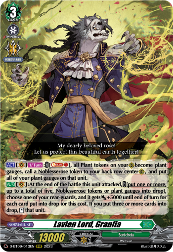 Lavien Lord, Granfia - D-BT09/013EN