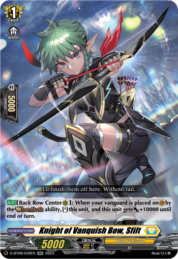 Knight of Vanquish Bow, Sfilt - D-BT09/032EN