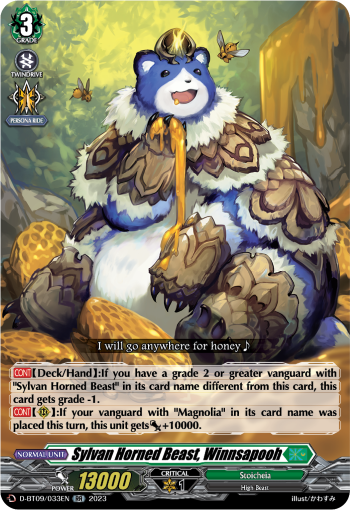 Sylvan Horned Beast, Winnsapooh - D-BT09/033EN