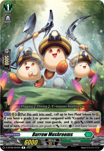 Burrow Mushrooms - D-BT09/054EN