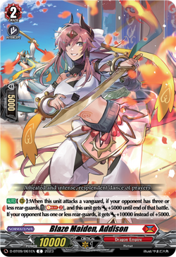 Blaze Maiden, Addison - D-BT09/061EN