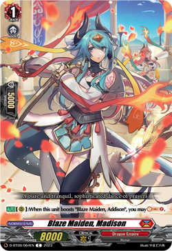 Blaze Maiden, Madison - D-BT09/064EN
