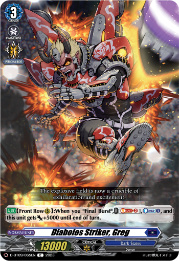 Diabolos Striker, Greg - D-BT09/065EN