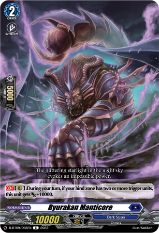 Byurakan Manticore - D-BT09/068EN