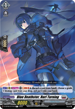 Blue Deathster, Ruri Turning - D-BT09/077EN