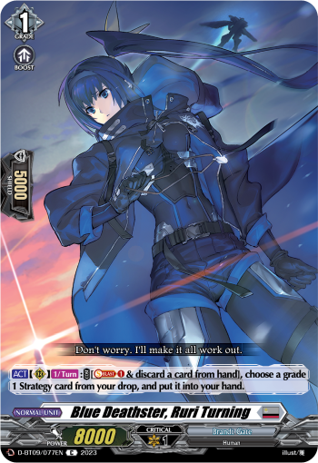 Blue Deathster, Ruri Turning - D-BT09/077EN