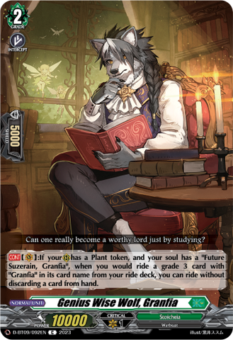Genius Wise Wolf, Granfia - D-BT09/092EN