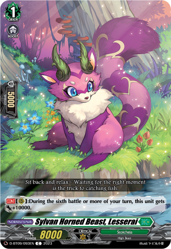 Sylvan Horned Beast, Lesserai - D-BT09/093EN